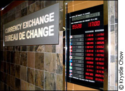 Trying to beat the banks at changing cash.