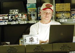 Kurt Hamnes of Miraj Trading says eBay has proven to be both a rival and a useful sales outlet for the sports cards and collectibles store.